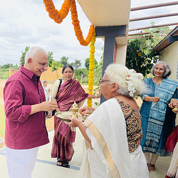 Sri M inaugurates The Sacred Grove and ArogyaM at Chowdepalle