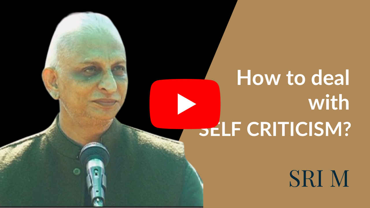 How To Deal With Self-Criticism