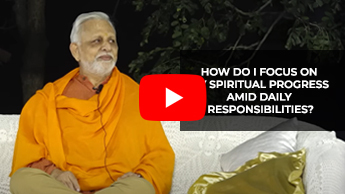 How do I focus on my spiritual progress amid daily responsibilities?